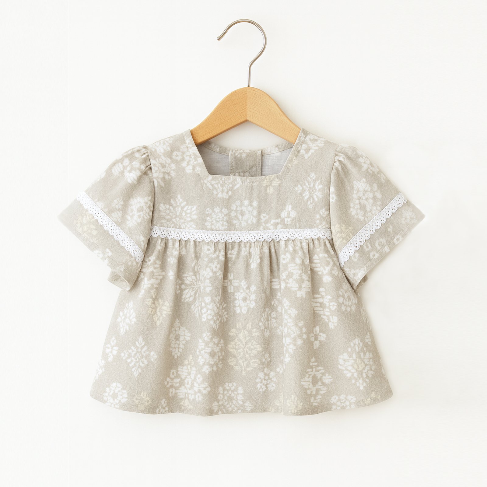 Dress Zinnia Sand | Dress Anak Perempuan Usia 2 - 10 Tahun